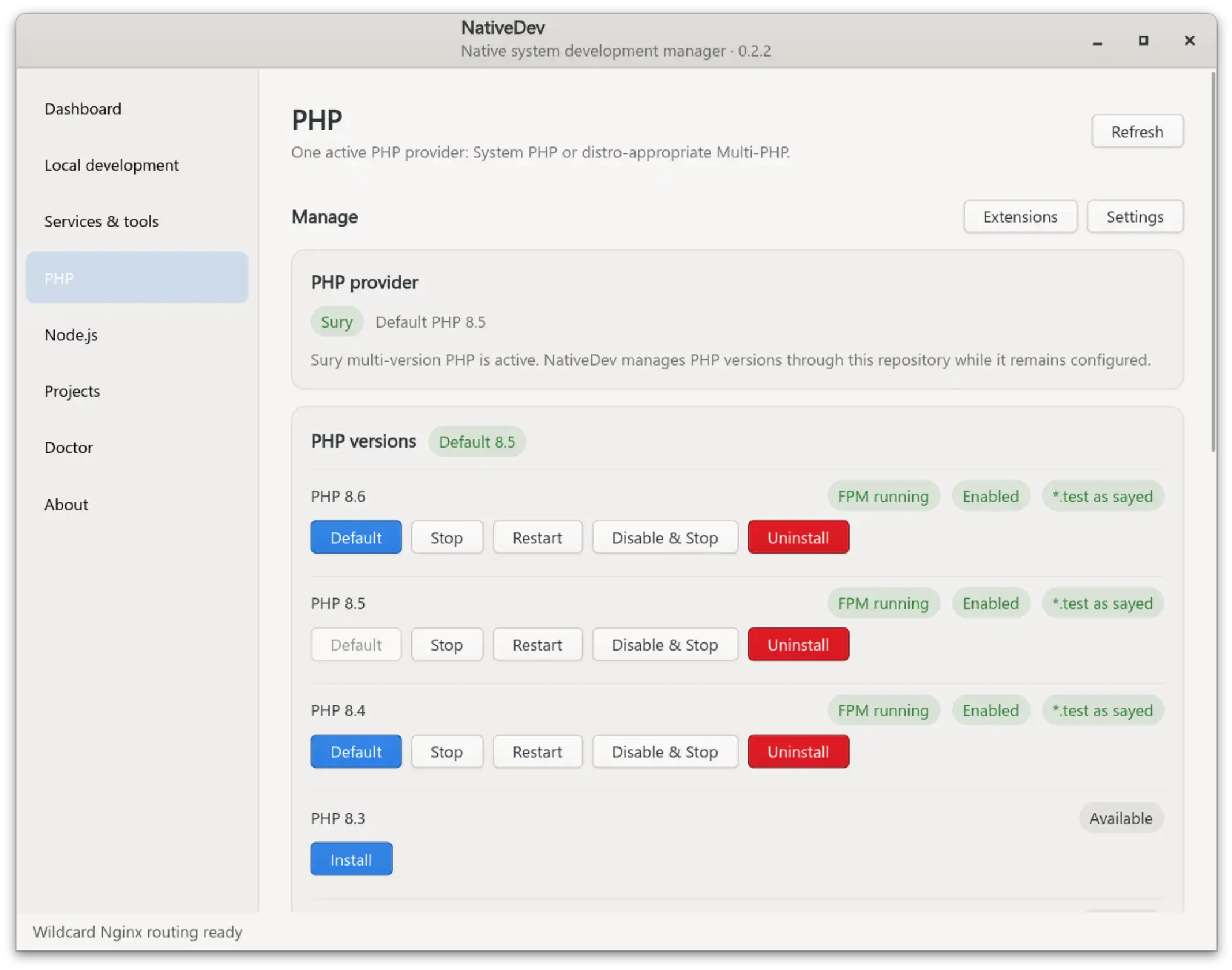 PHP Management