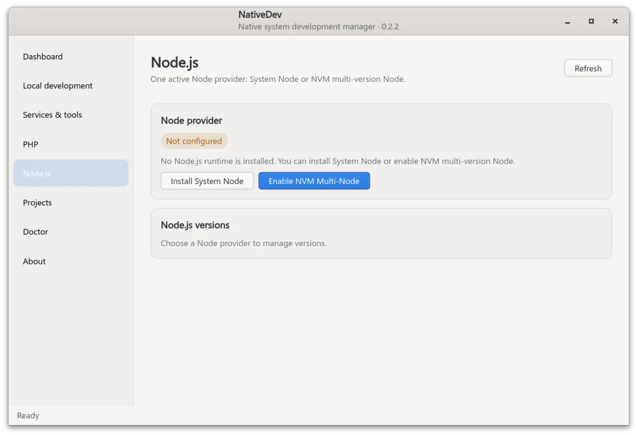 Node.js Management